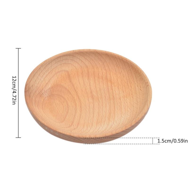 Beech Wood Dessert Plates