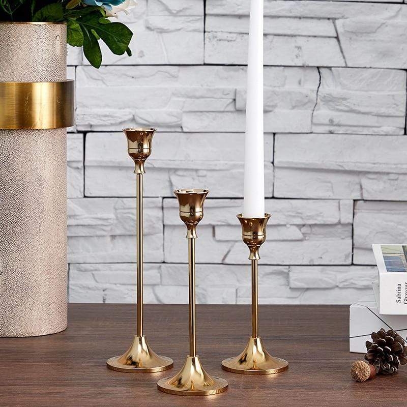 Classic Candle Holder - 3 Piece Set