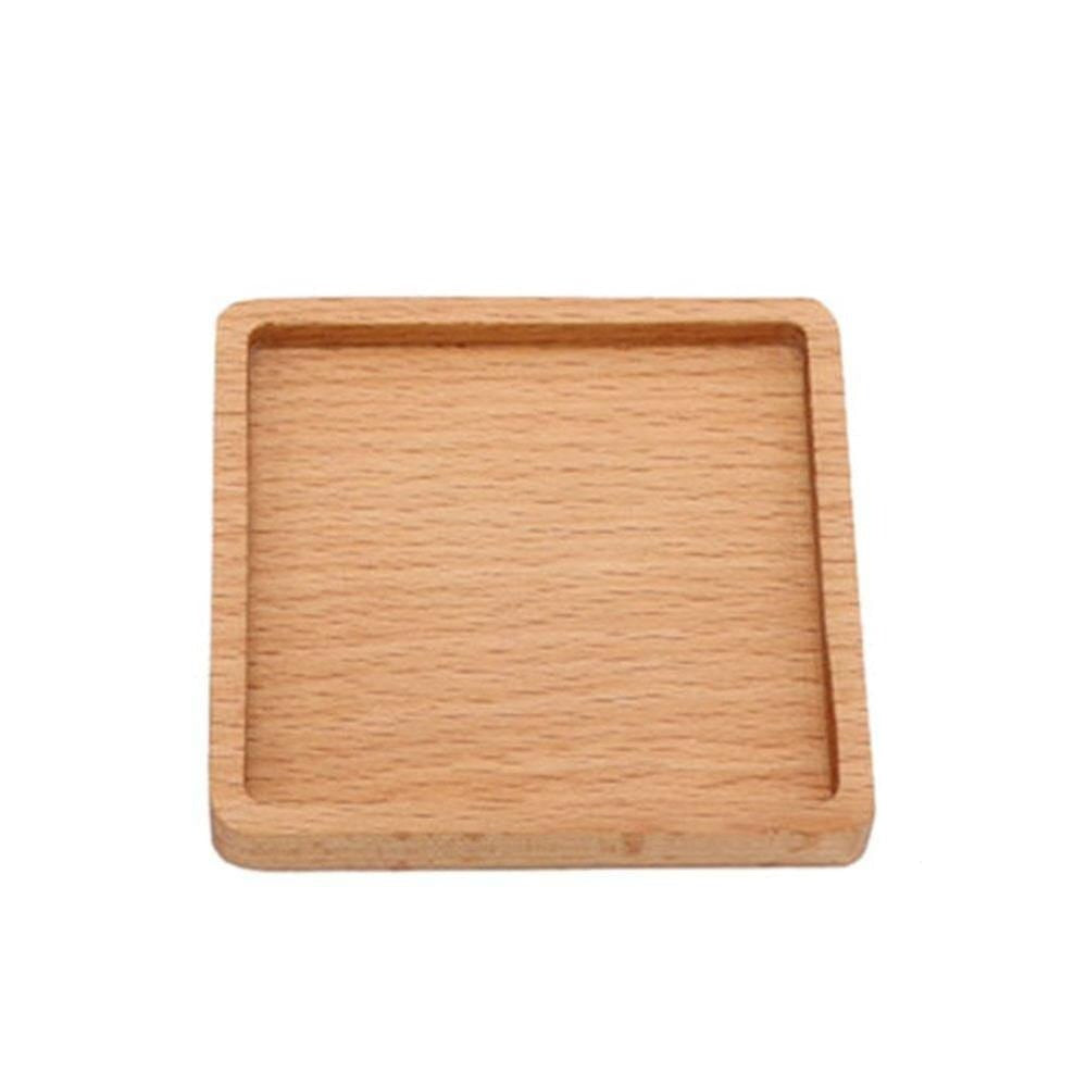 Beech Wood Dessert Plates